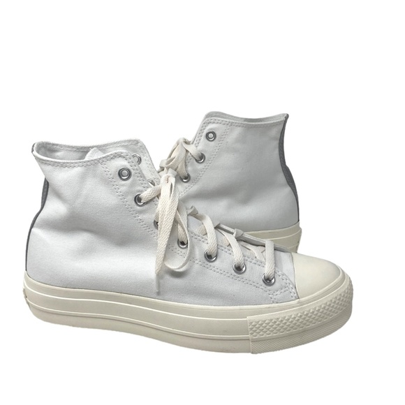 Converse Ctas Lift Platform Shoes Hi Skate Men White Canvas Custom 171209C-WWWGW - Picture 6 of 11